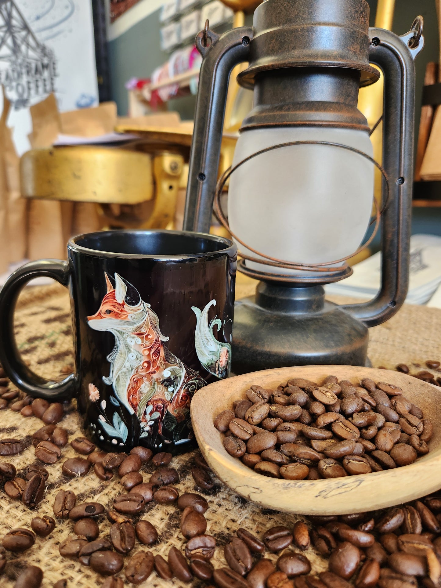 Floral Fox Mug